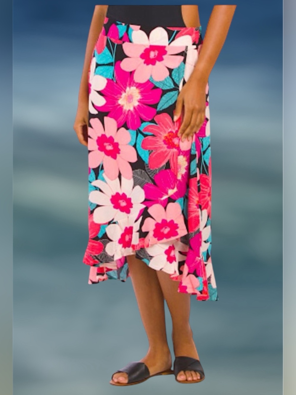 La Blanca In full bloom Beach Cover Up Swim Skirt XS NWT